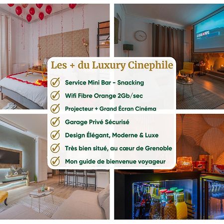 Luxury Cinephile - Netflix - 2 Balcons - Garage Prive - Minibar Apartment Grenoble Exterior foto